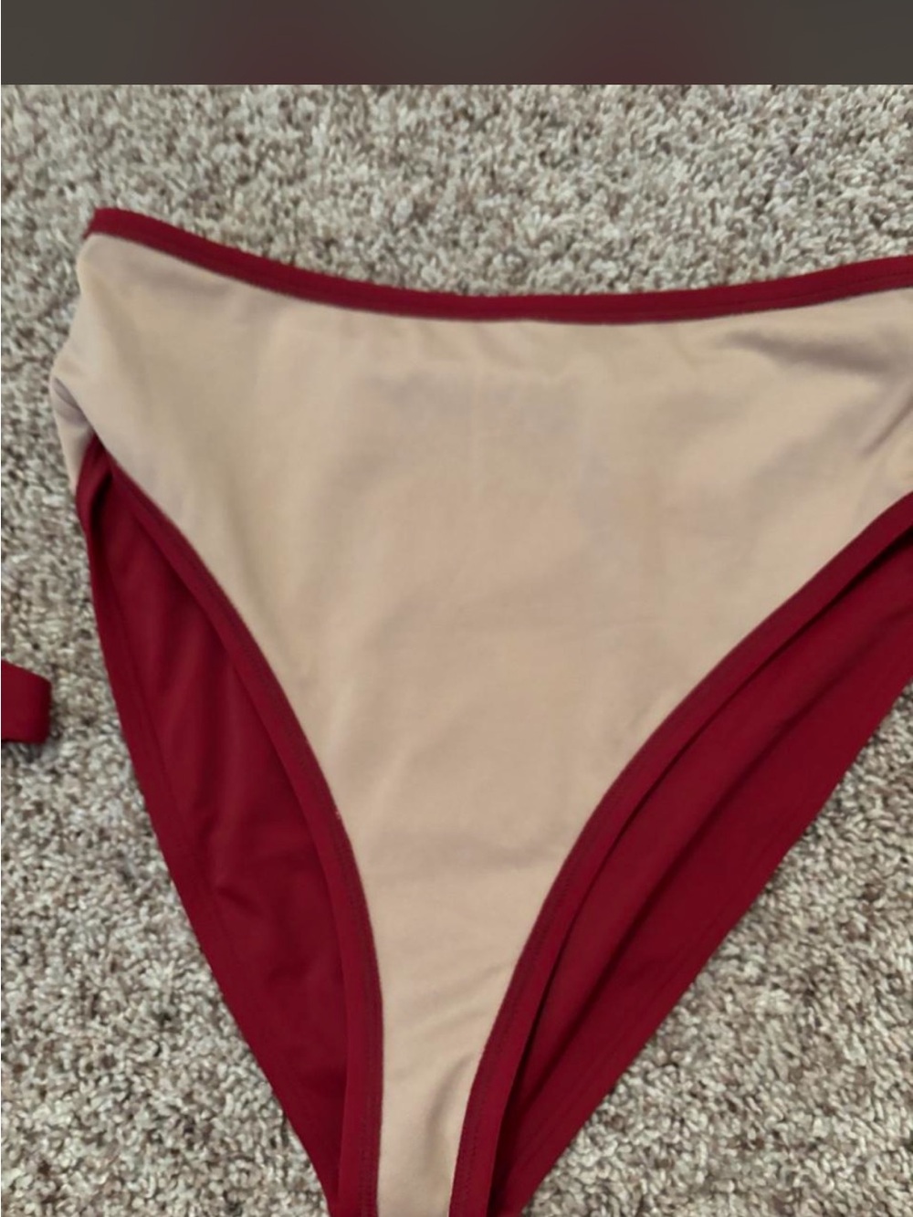 Shade & Shore Deep Red Bikini Set - Picture 4 of 5